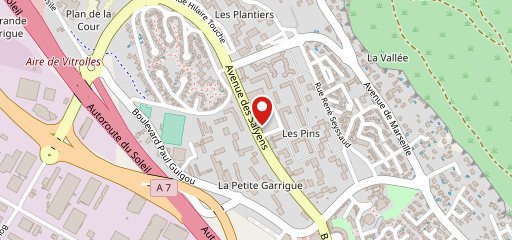 Boulangerie les Pins sur la carte