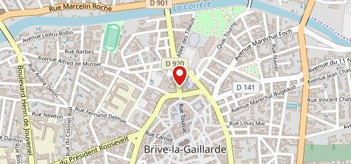 Bourbon Brive la Gaillarde sur la carte