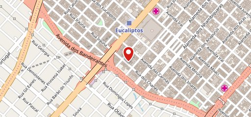 Bourbon Street Music Club no mapa