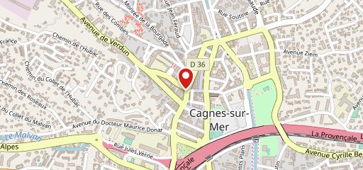 Boutique shop Cagnes-sur-Mer sur la carte