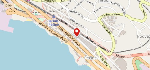 Kooglana Food&Bar Rijeka sulla mappa