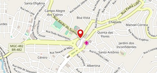 Box Mineiro Delivery Conselheiro Lafaiete no mapa