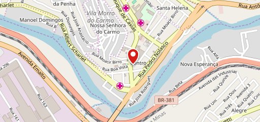 Box Mineiro Delivery no mapa