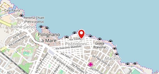 Braceria - Friggitoria: Largo Ardito - lido cala paura sulla mappa