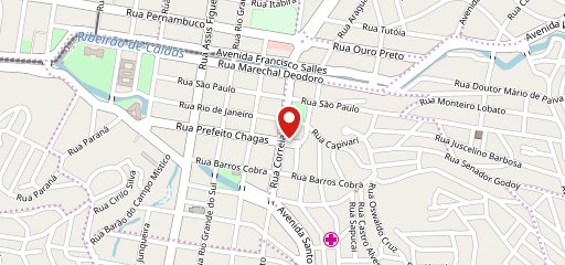 Brasil lanches Poços de Caldas MG no mapa