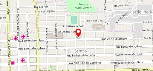 Brasileirinho Delivery Caxias do Sul no mapa