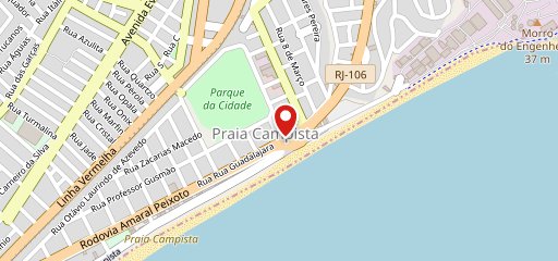 Brasileirinho Delivery Macaé no mapa