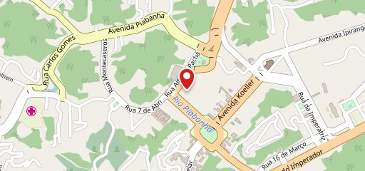 Brasileirinho Delivery Petrópolis no mapa