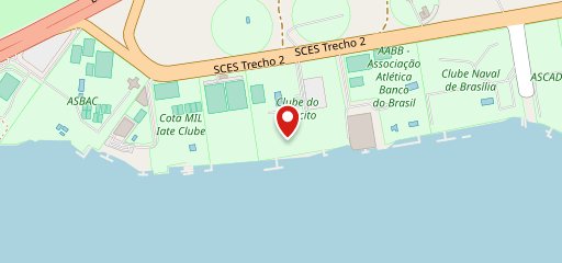 Clube do Exército - Sede Lago no mapa