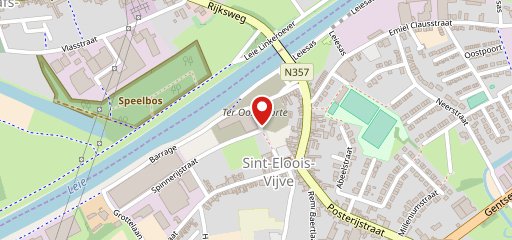 Brasserie Barrage sur la carte