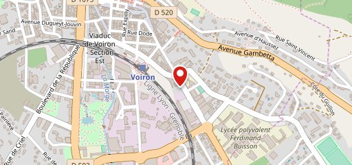 Brasserie Chavant Voiron sur la carte