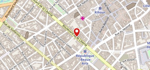 Brasserie de la République sur la carte