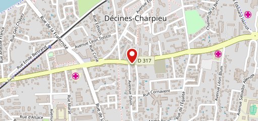 Brasserie De L'avenue sur la carte