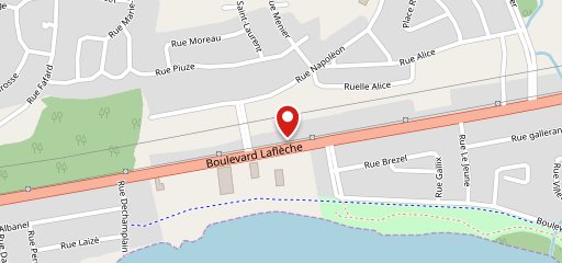 Brasserie du boulevard sur la carte