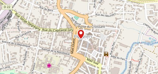 Bistro du martroi sur la carte