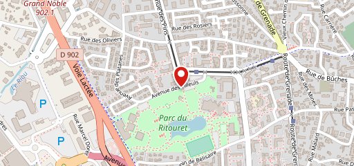 Brasserie du parc sur la carte