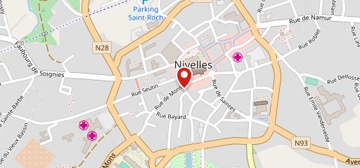 Brasserie Jean de Nivelles sur la carte