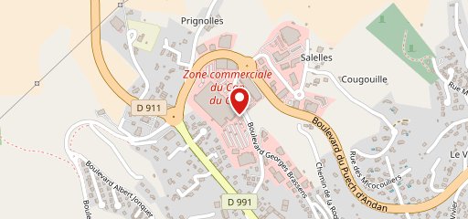 Le Crès sur la carte