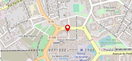 Le Mont d'Est Brasserie sur la carte