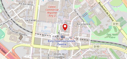 Le BISTROT evryen sur la carte