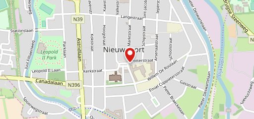 Brasserie Nieuwpoort sur la carte