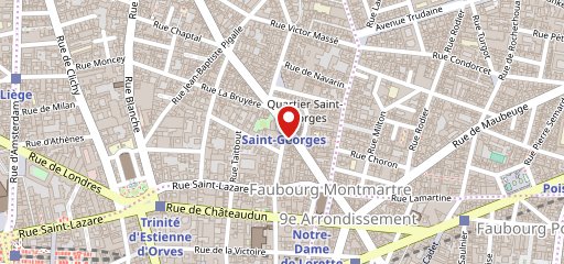 Brasserie saint Georges sur la carte