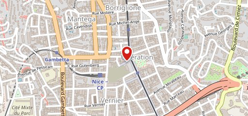 Brasserie Le Gambetta sur la carte