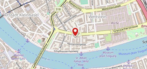 Warteck Brewery Basel sulla mappa