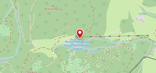 Breitenberghütte sur la carte