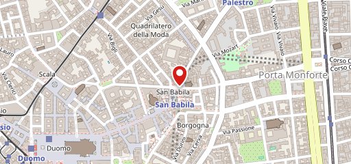 San Babila Cafè sur la carte