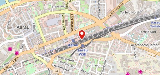 Brezelkönig Bahnhofsplatz Aarau sulla mappa