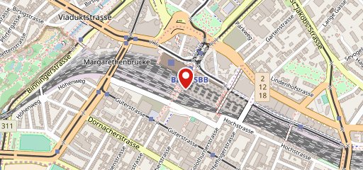 Brezelkönig Bahnhof Basel, Passarelle 9/10 sulla mappa