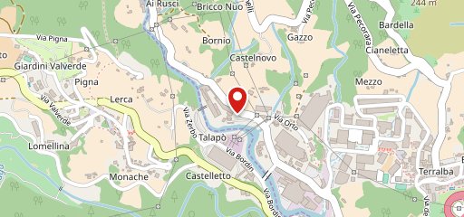 Bricco bar sulla mappa