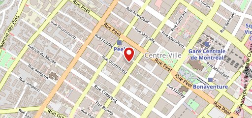 Brigade pizzeria Montreal (Stanley) sur la carte