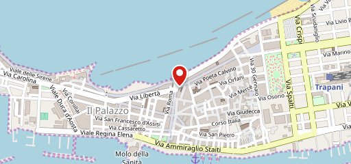 Brigantes Bar e Negozio Trapani sur la carte