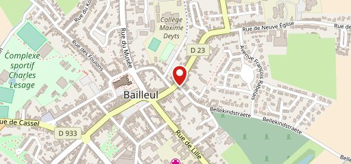 Maison Bril sur la carte