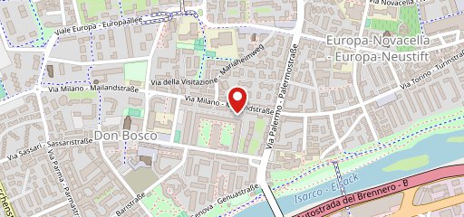 Gelateria Brivido Bolzano sulla mappa