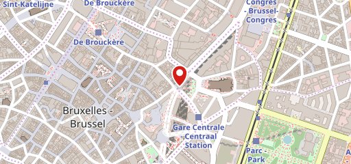 Brød Brussels sur la carte