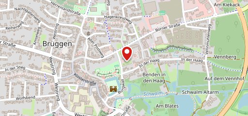 Hotel Brüggener Klimp sur la carte