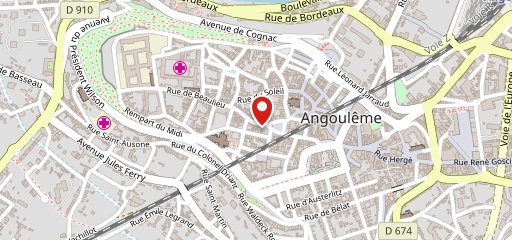 Bruleau Charentais Angoulême sur la carte