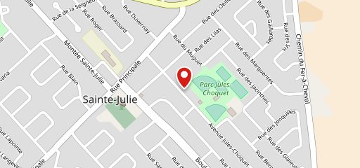 Brûlerie Mlle Café sur la carte