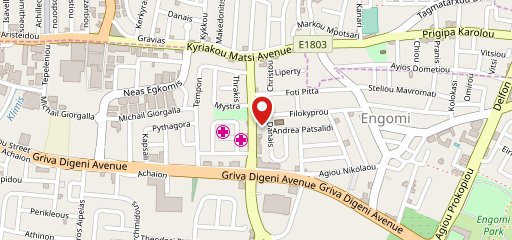 Bruno Coffee Stores Cyprus sur la carte