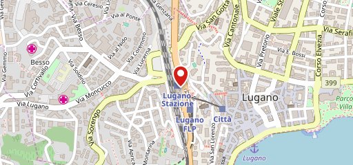 Buffet della Stazione Lugano sulla mappa