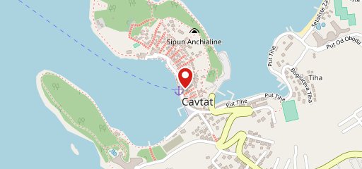 Bugenvila in Cavtat sulla mappa