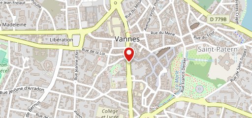 Buns Vannes sur la carte