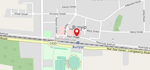 Bunyip Gippsland Hotel (The Top Pub) on map