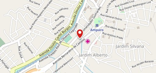 Buona Pizza Amparo no mapa