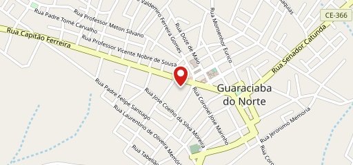 Buraco Quente no mapa