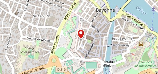 BBR Burger Bar des Remparts Bayonne sur la carte