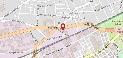 Burger King - Ain Sebaa sur la carte